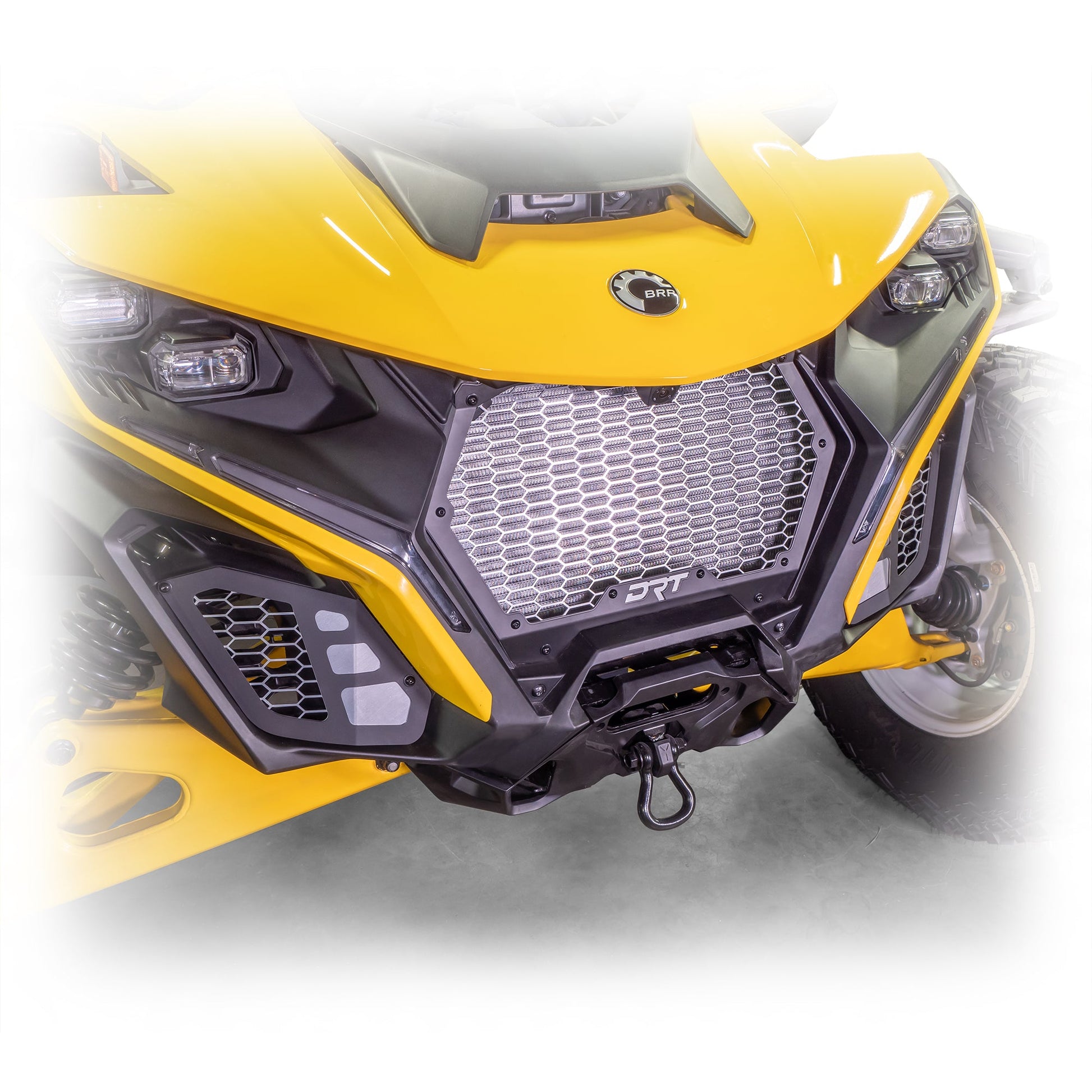 DRT Can‑Am Maverick R Aluminum Front Grill Kit