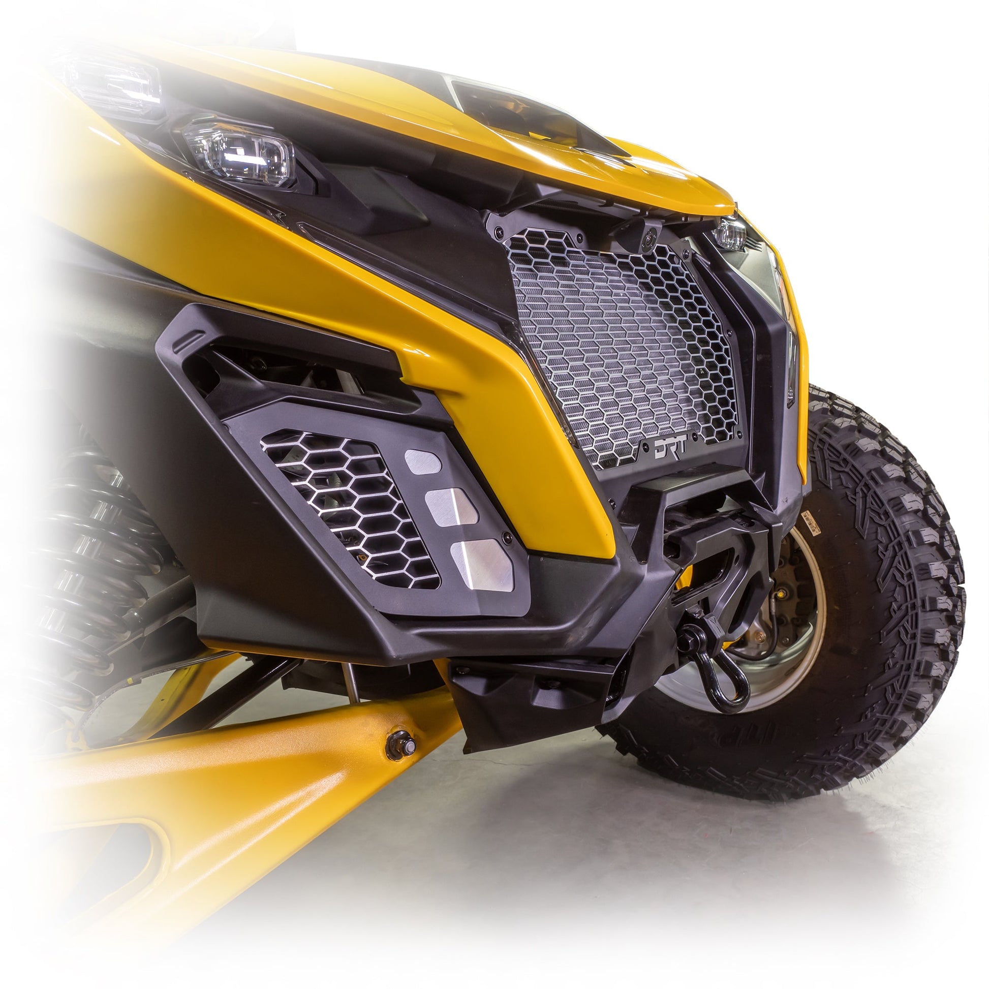 DRT Can‑Am Maverick R Aluminum Front Grill Kit