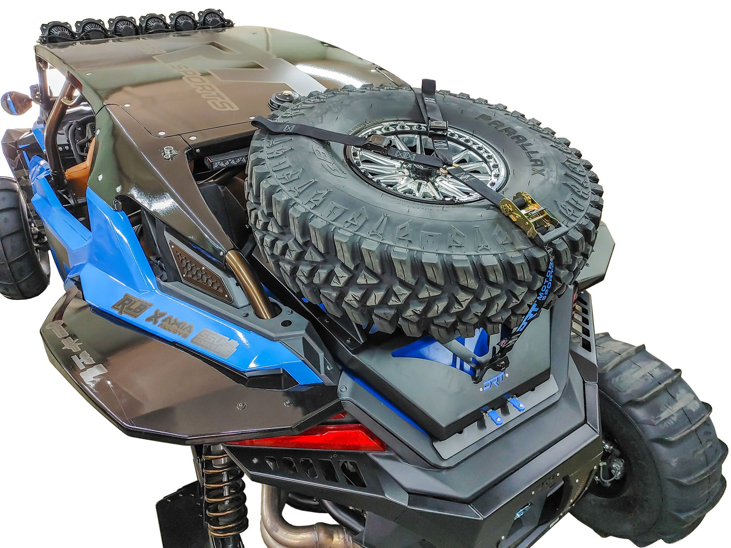 DRT Oversize Tire Carrier Mount for Polaris RZR Pro R