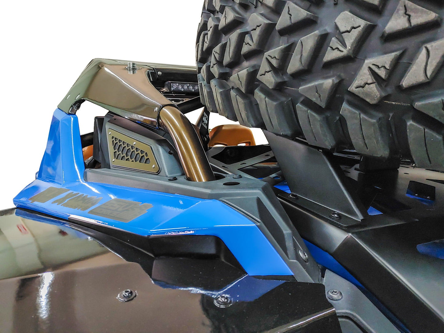 DRT Oversize Tire Carrier Mount for Polaris RZR Pro R