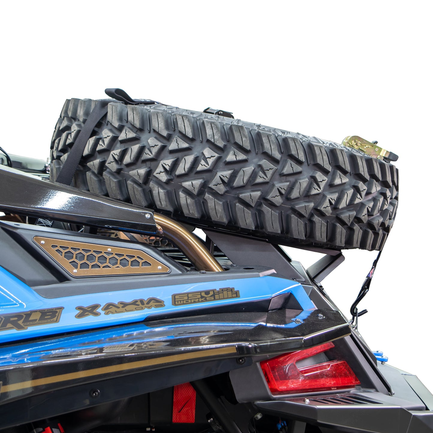 DRT Oversize Tire Carrier Mount for Polaris RZR Pro R