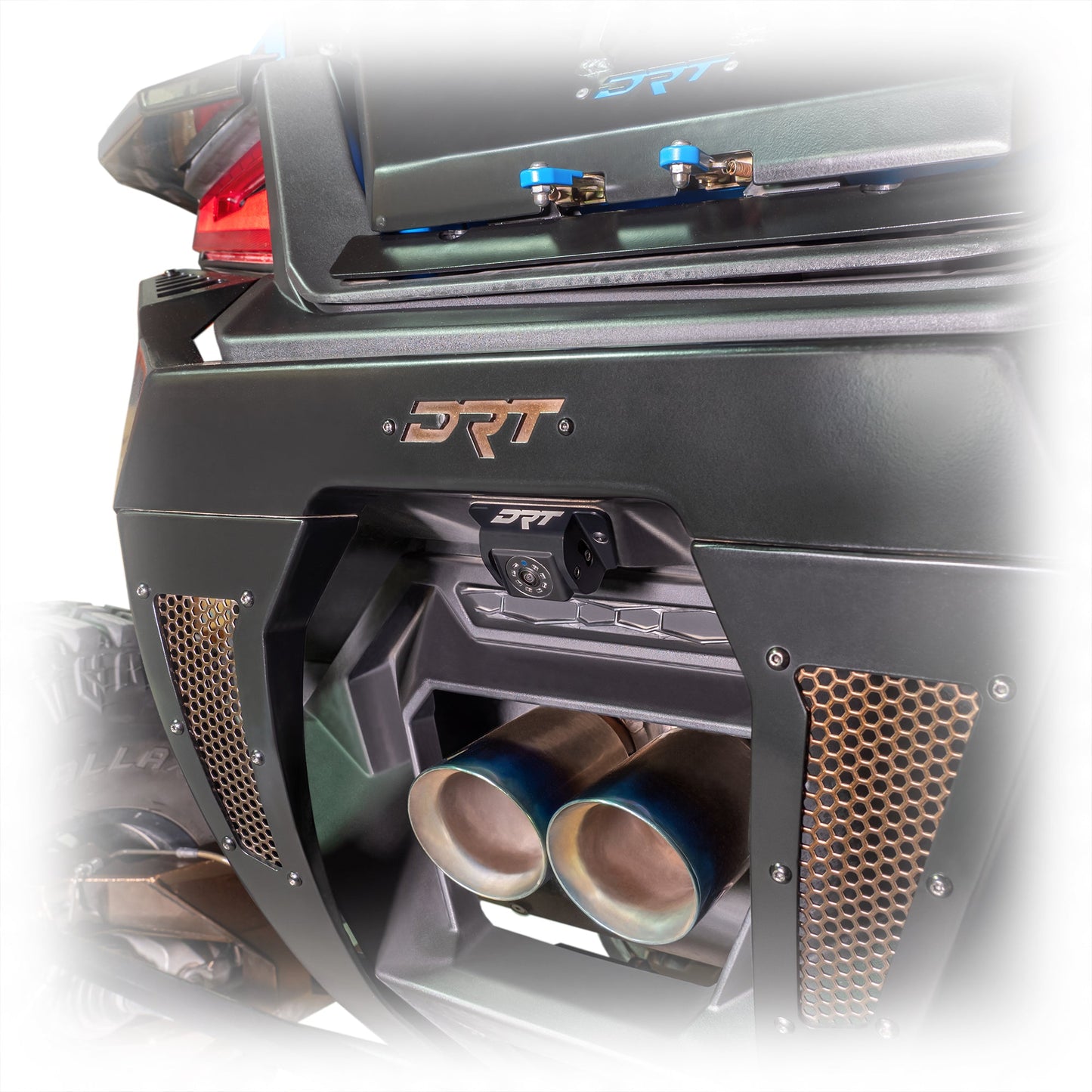 DRT Polaris Adjustable Rear Camera Extension for RZR Pro