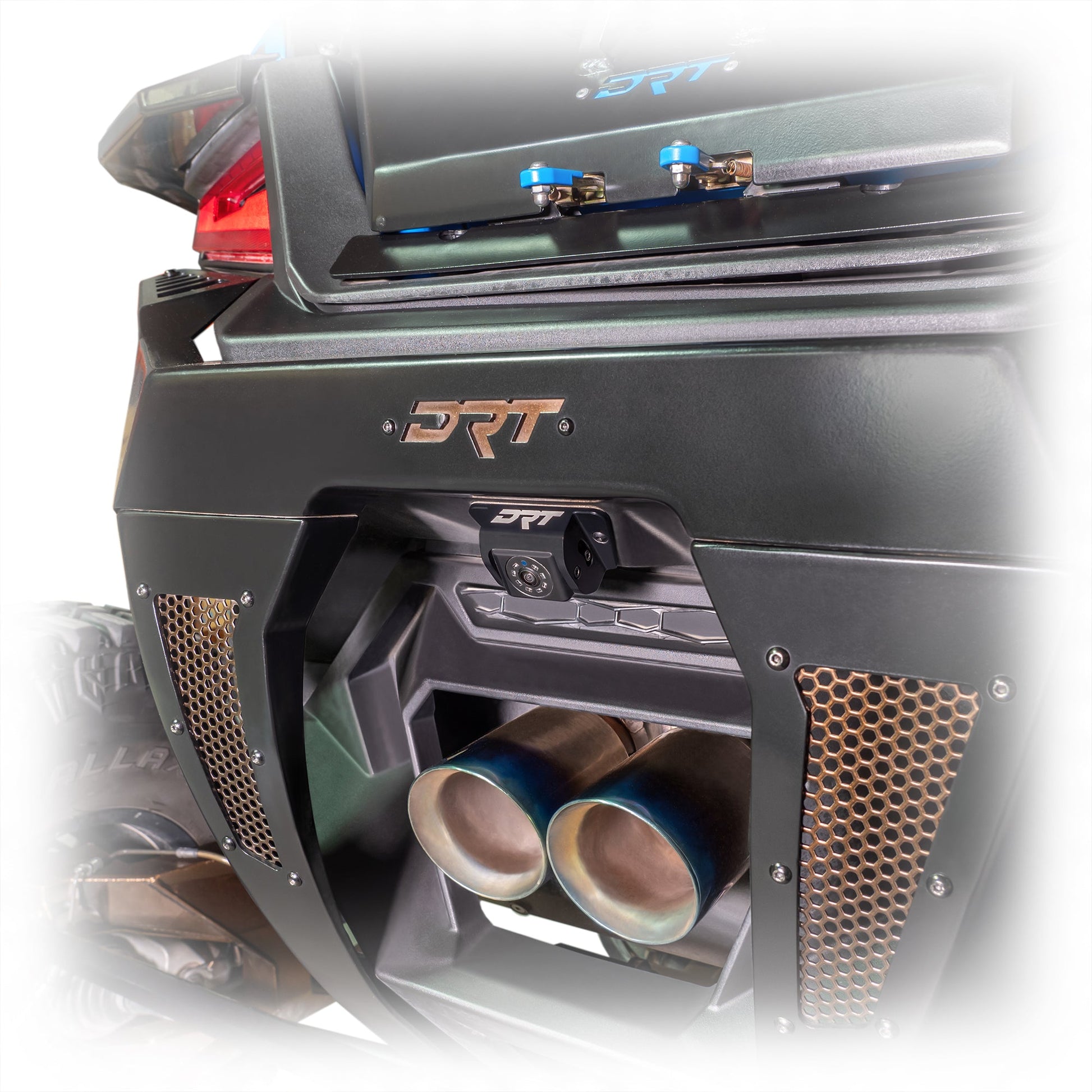 DRT Polaris Adjustable Rear Camera Extension for RZR Pro