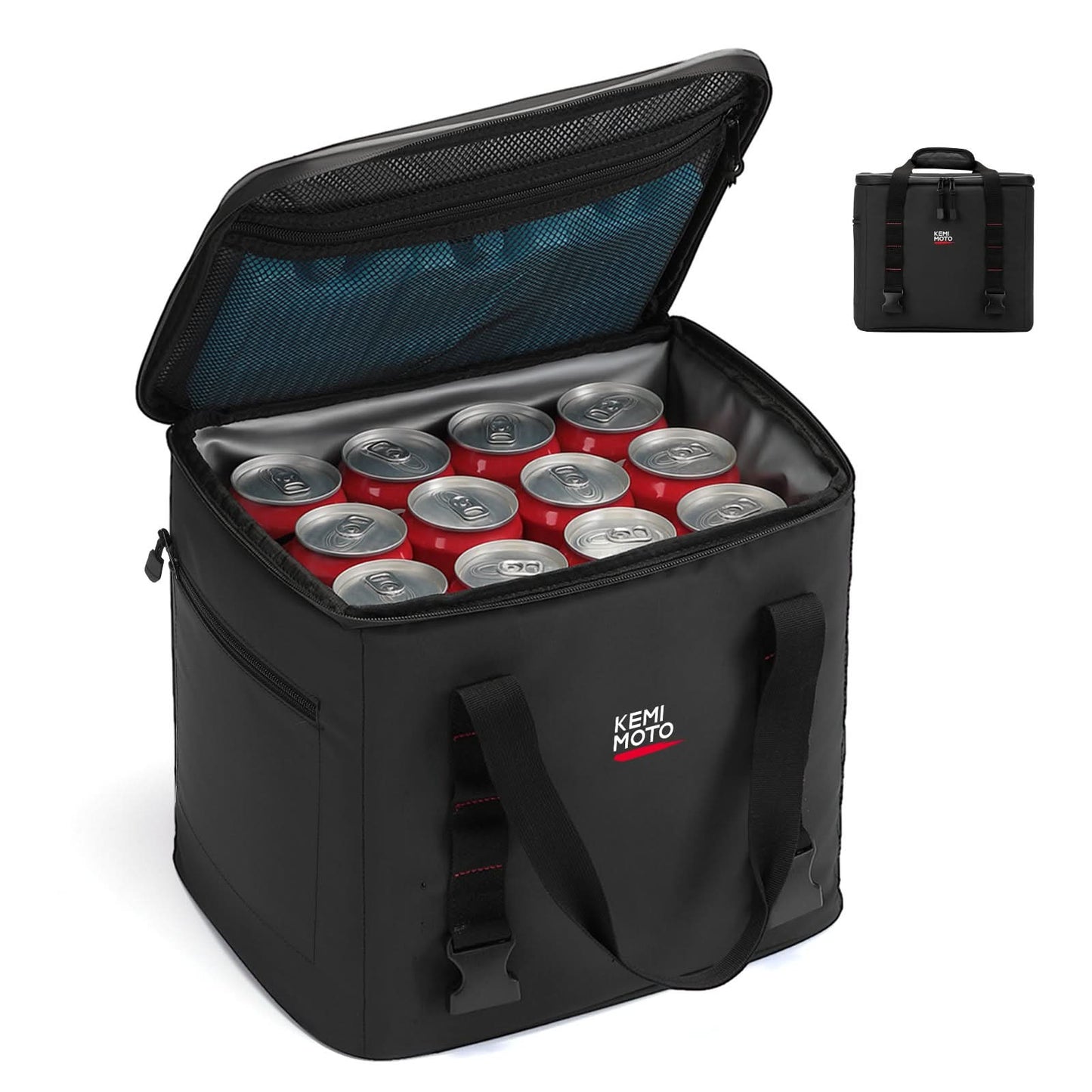 Kemimoto 20L Insulated Tail Bag Black