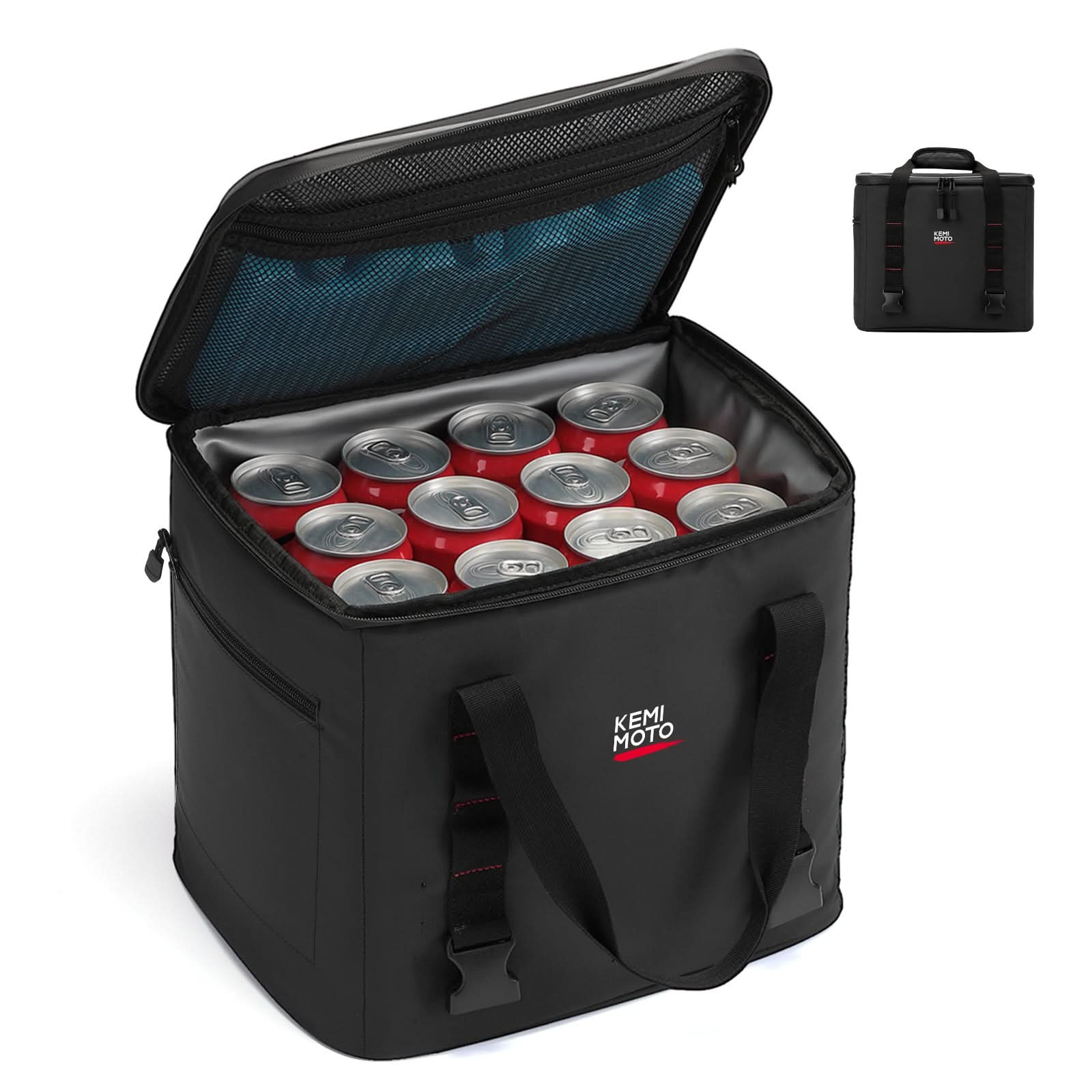Kemimoto 20L Insulated Tail Bag Black