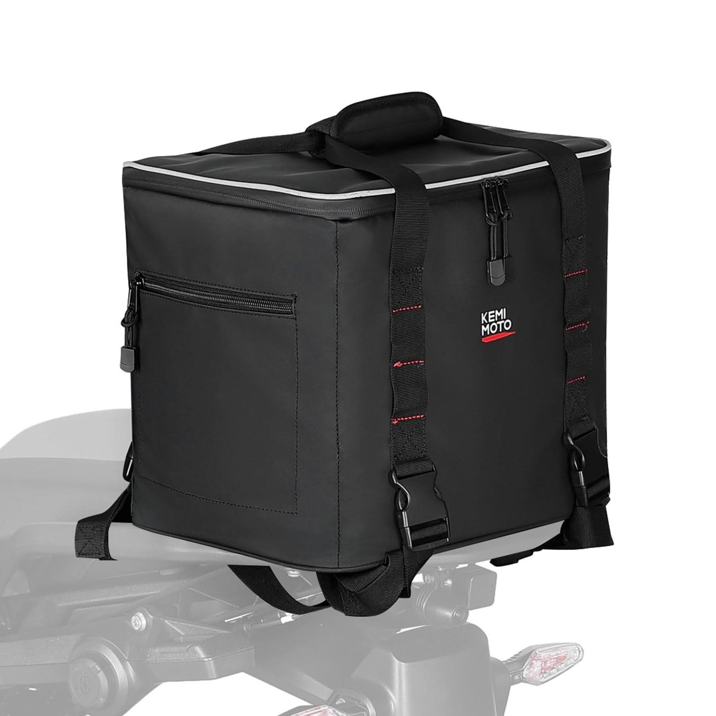 Kemimoto 20L Insulated Tail Bag Black