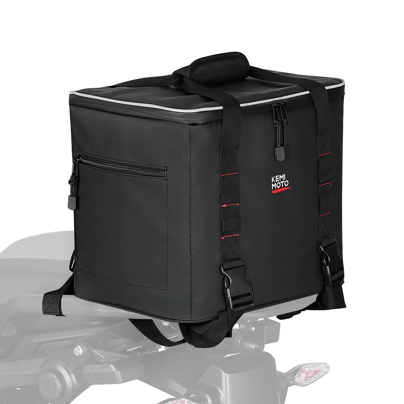 Kemimoto 20L Insulated Tail Bag Black