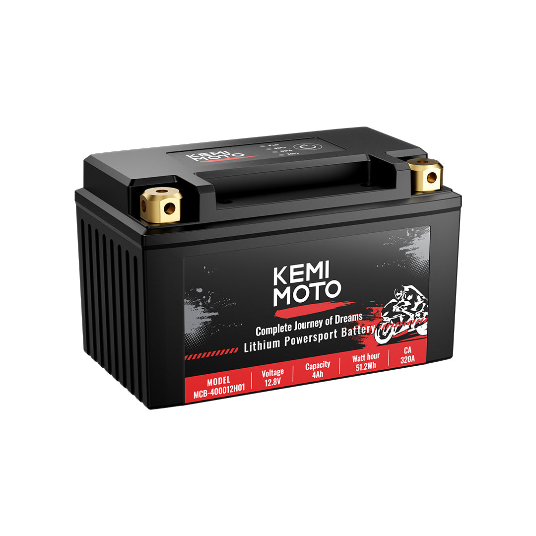 12v 4Ah LiFePO4 Lithium Battery for Motorcycle/ Lawn Mower/ ATV/ UTV