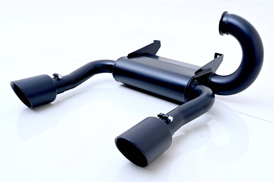 Gibson Performance Exhaust Dual Black Ceramic Stainless Steel Turbo Model