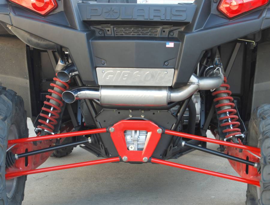 Gibson Exhaust Dual Stainless for 2011‑2014 Polaris Ranger RZR XP900
