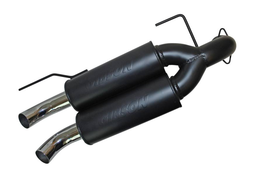Gibson Dual Black Ceramic Exhaust for Polaris RZR XP900