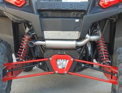 Gibson Dual Black Ceramic Exhaust for Polaris RZR XP900
