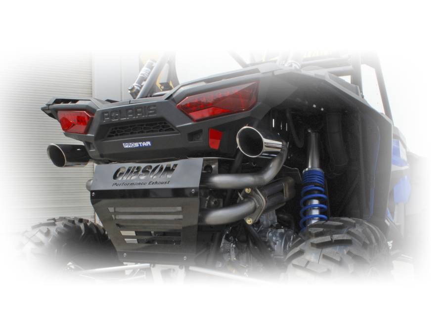 Gibson Exhaust Dual Stainless for Polaris RZR XP1000 2015-2017