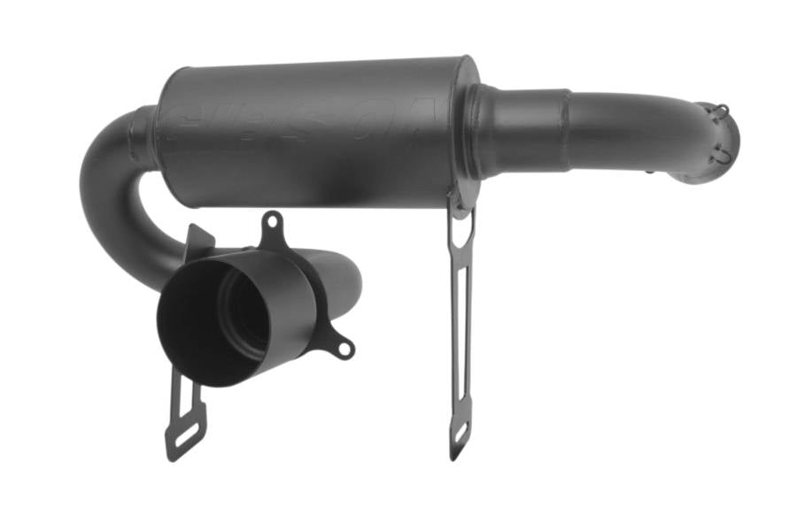 Gibson Performance Exhaust Can-Am Maverick X3 Turbo Single Muffler Black