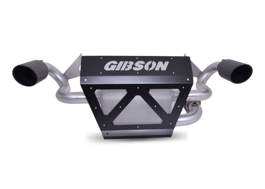 Gibson Performance Exhaust Polaris RZR XP Dual Exhaust Black Ceramic