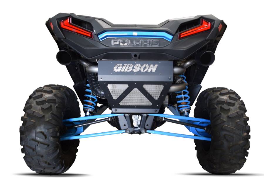 Gibson Exhaust Dual Black Ceramic for Polaris RZR XP Turbo