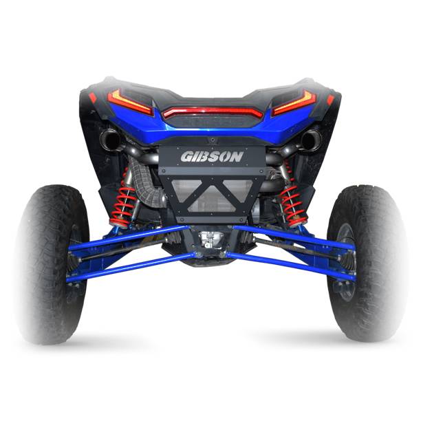 Gibson Performance Exhaust Dual Stainless Exhaust for Polaris RZR 2018‑2023