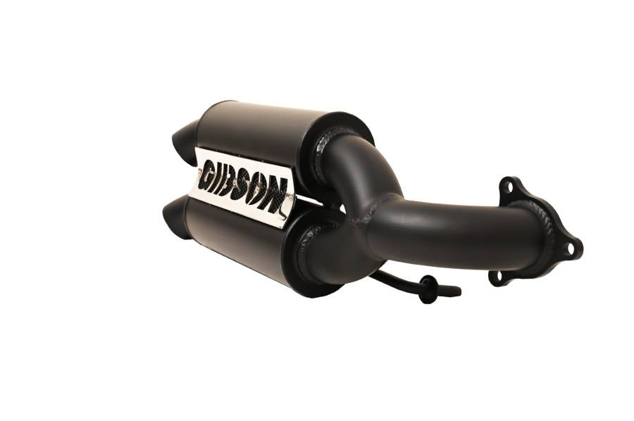 Gibson Dual Black Ceramic Exhaust for Polaris RZR XP 2020‑2026