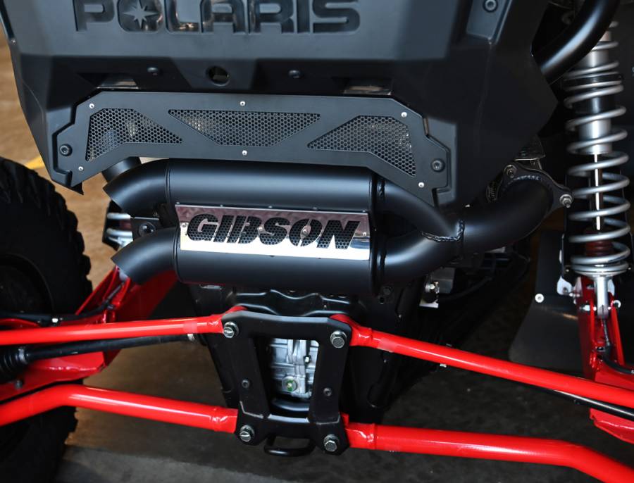 Gibson Dual Black Ceramic Exhaust for Polaris RZR XP 2020‑2026