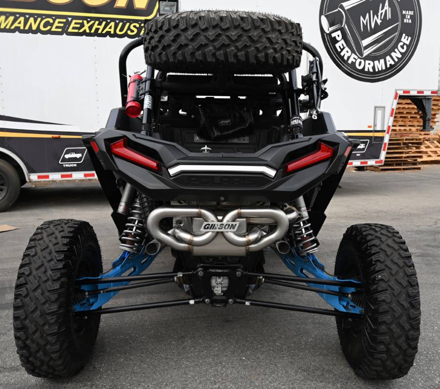 Gibson Performance Exhaust X-Exhaust 304 Stainless Steel Polaris RZR Turbo
