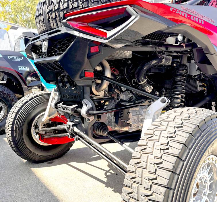 Gibson Black Ceramic Dual Tip Exhaust Can‑Am Maverick R 2023‑2026