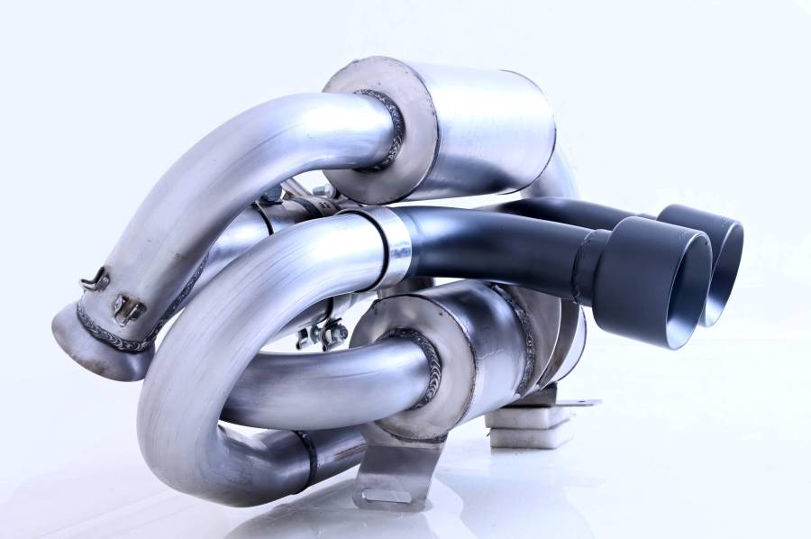 Gibson Performance Maverick R Dual Exhaust Black Ceramic