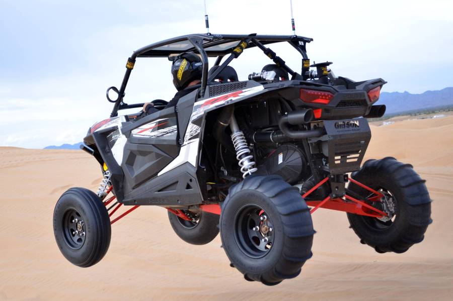 Gibson Performance Exhaust Polaris UTV Single Stainless 98019