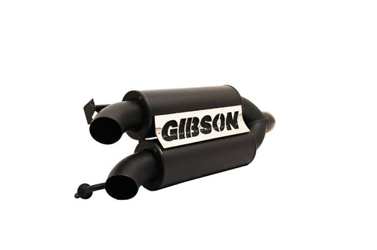 Gibson Dual Black Ceramic Exhaust for Polaris RZR XP 2020‑2026