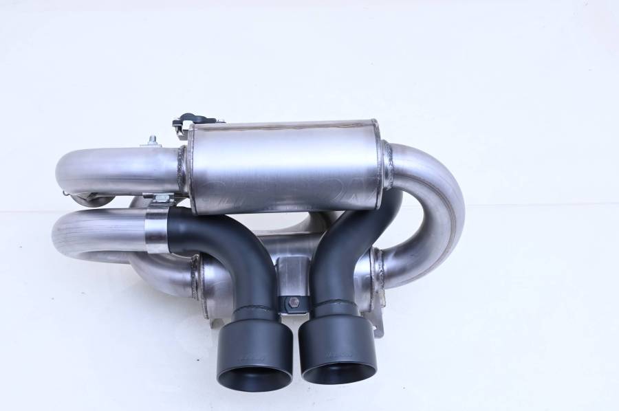 Gibson Black Ceramic Dual Tip Exhaust Can‑Am Maverick R 2023‑2026
