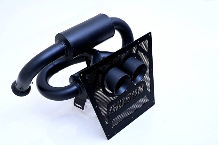 Gibson Performance Exhaust Black Ceramic Dual Tip Exhaust for Can‑Am Maverick R