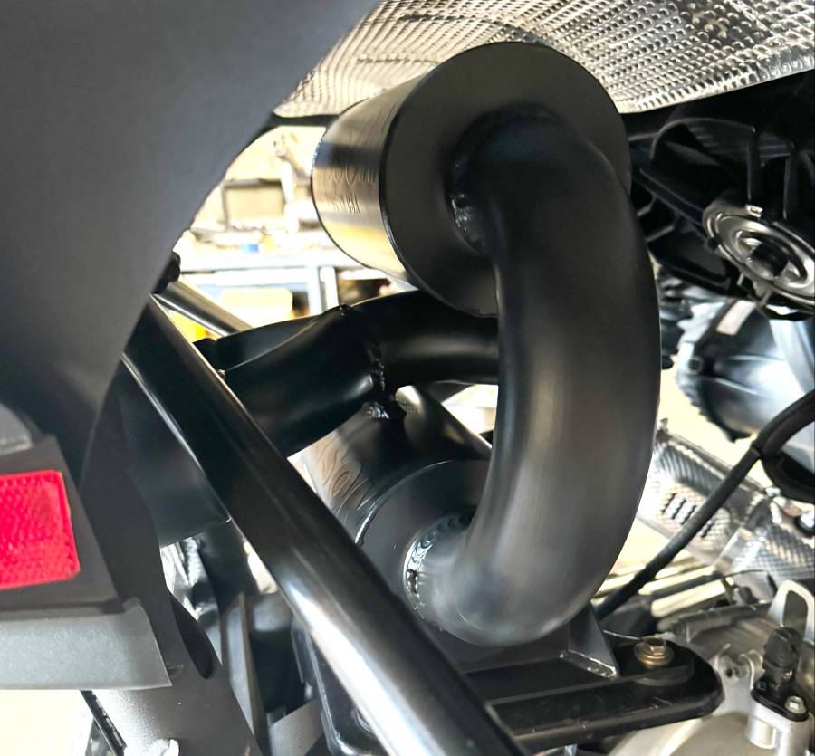 Gibson Performance Exhaust Black Ceramic Dual Tip Exhaust for Can‑Am Maverick R