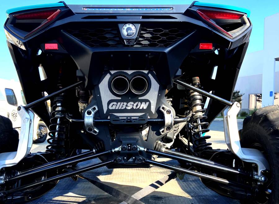 Gibson Performance Exhaust Black Ceramic Dual Tip Exhaust for Can‑Am Maverick R