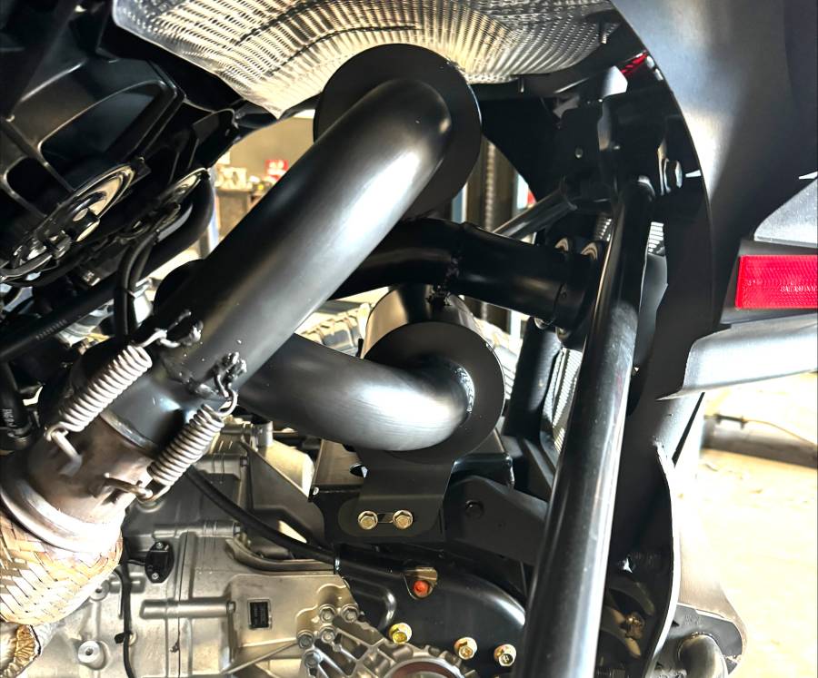 Gibson Performance Exhaust Black Ceramic Dual Tip Exhaust for Can‑Am Maverick R
