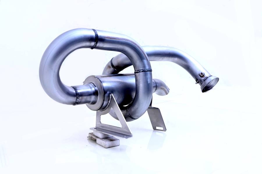 Gibson Performance Exhaust 98059 Stainless Steel Sidewinder for Can‑Am Maverick