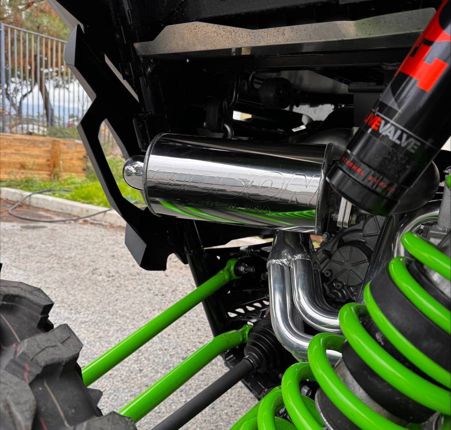 Gibson Performance Exhaust Kawasaki Teryx H2 4Seater Chrome Ceramic