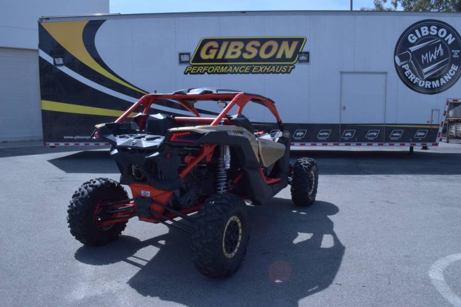 Gibson Performance Exhaust Can-Am Maverick X3 Turbo Single Muffler Black