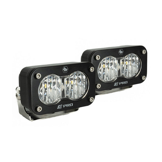 DRT Motorsports S2 Pro Black LED Auxiliary Light Pod Pair
