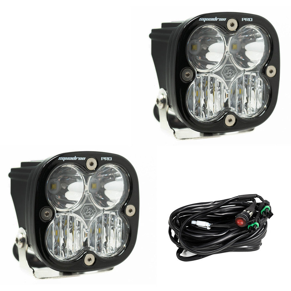 Squadron Pro Black LED Light Pod Pair – Universal 3‑Inch