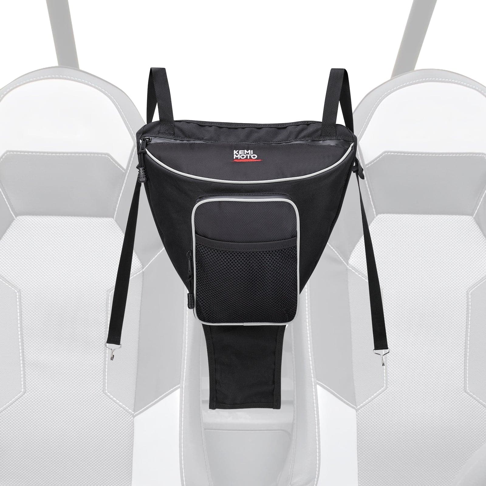 Kemimoto 1680D High Density Cab Seat Bag for Polaris RZR