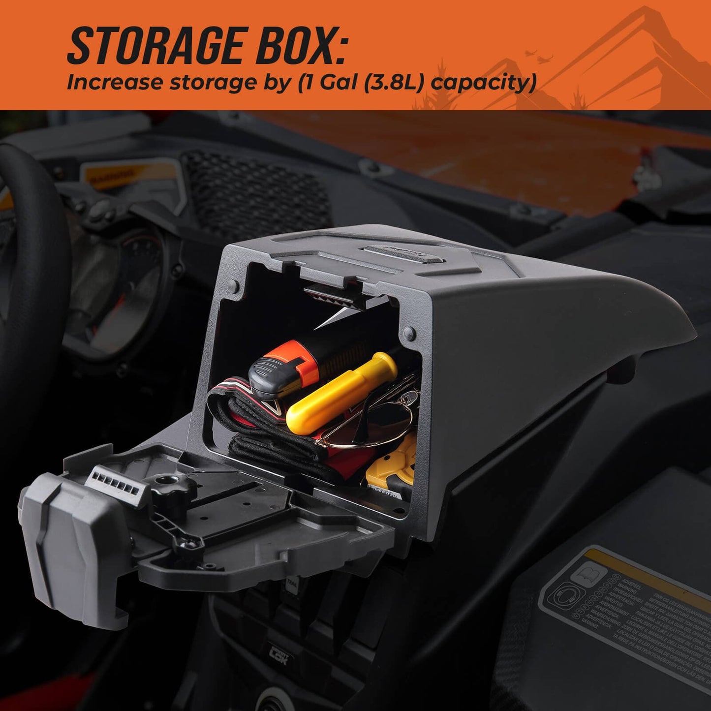 KEMIMOTO Tablet Holder & Storage Bag for Can‑Am Maverick X3