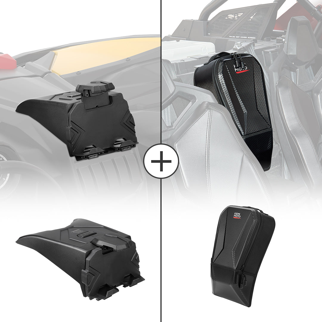 KEMIMOTO Tablet Holder & Storage Bag for Can‑Am Maverick X3