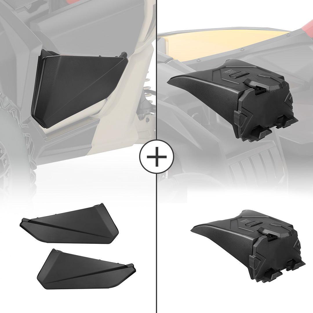 Tablet Holder & Front Lower Door Inserts Fit Can‑Am Maverick X3