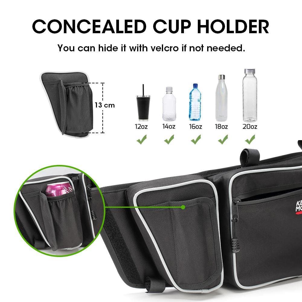 Kemimoto Can-Am Maverick X3/MAX Door & Center Storage Bags