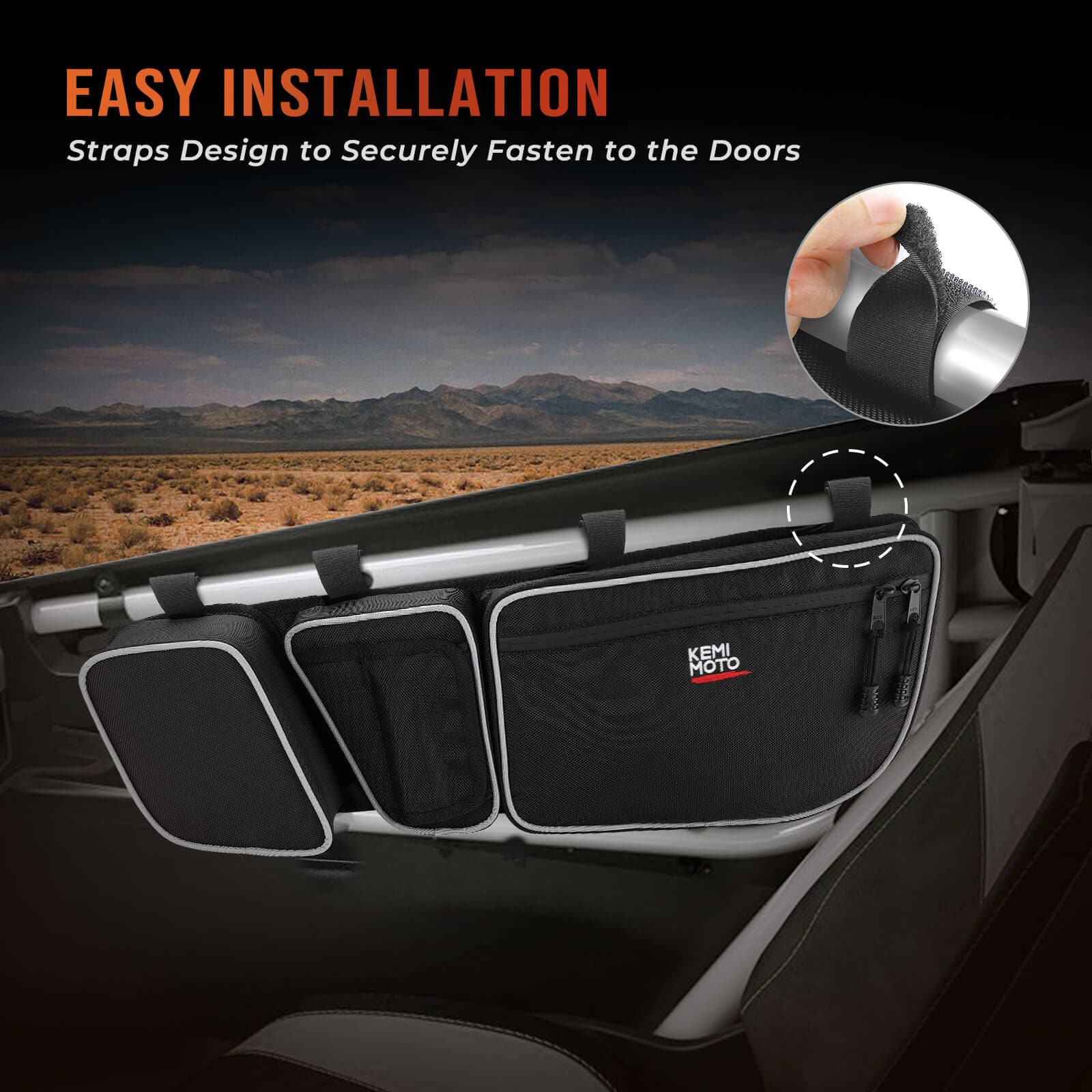 Kemimoto Front Roof Storage Bags 1680D Nylon