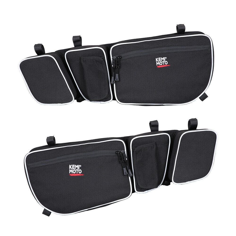 Kemimoto Can‑Am Maverick X3 Side View Mirrors Door Storage Bags
