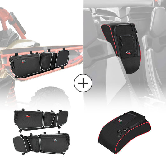 Kemimoto Can-Am Maverick X3/MAX Door & Center Storage Bags