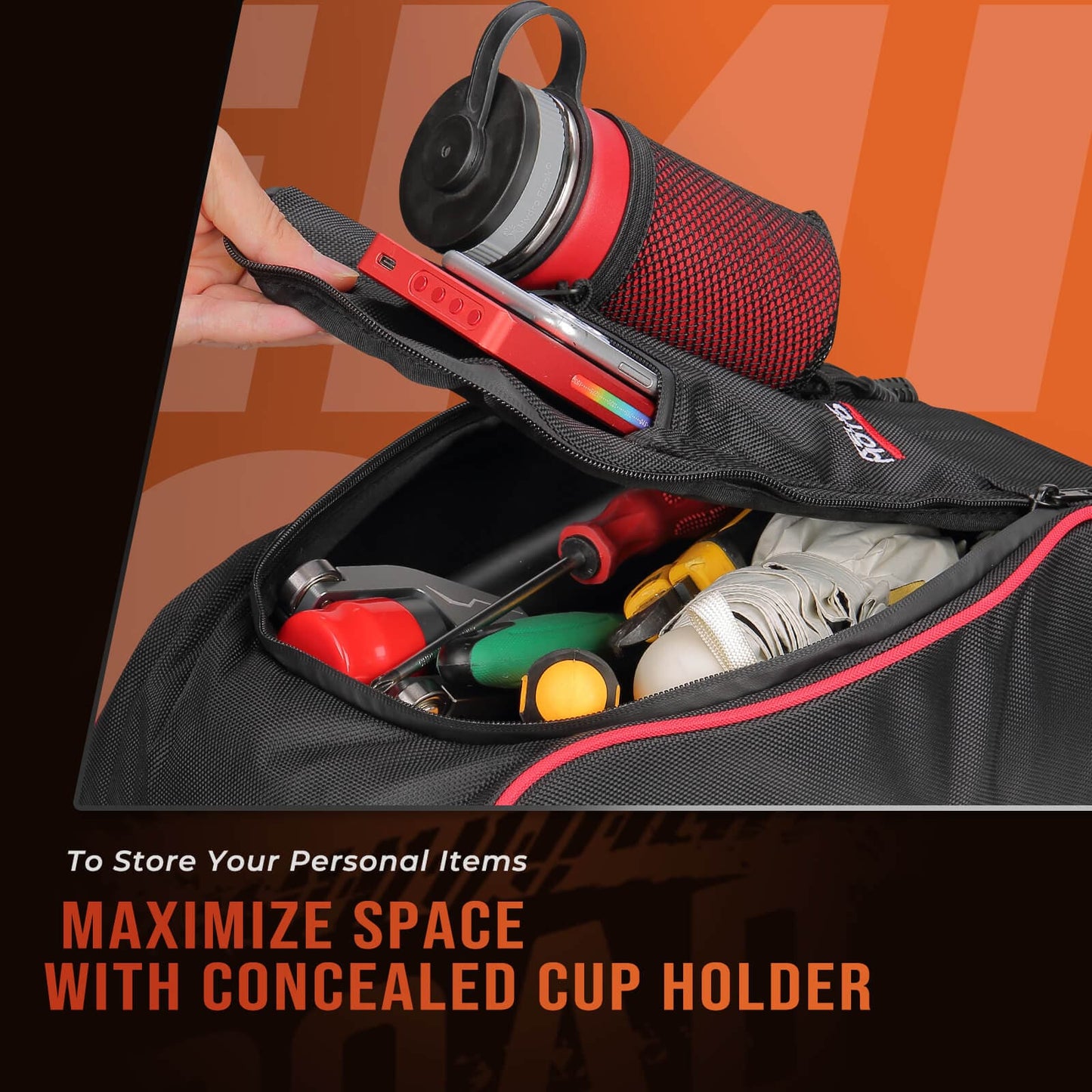 Tablet Holder & Console Storage Bag for Can‑Am Maverick X3
