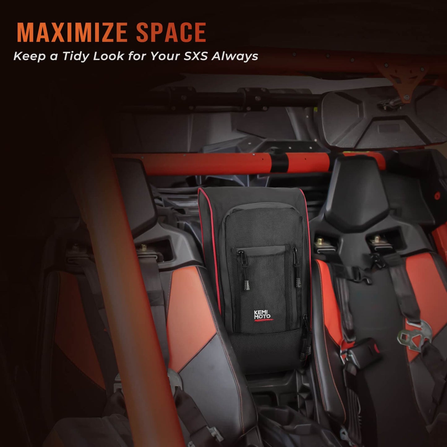 Tablet Holder & Console Storage Bag for Can‑Am Maverick X3