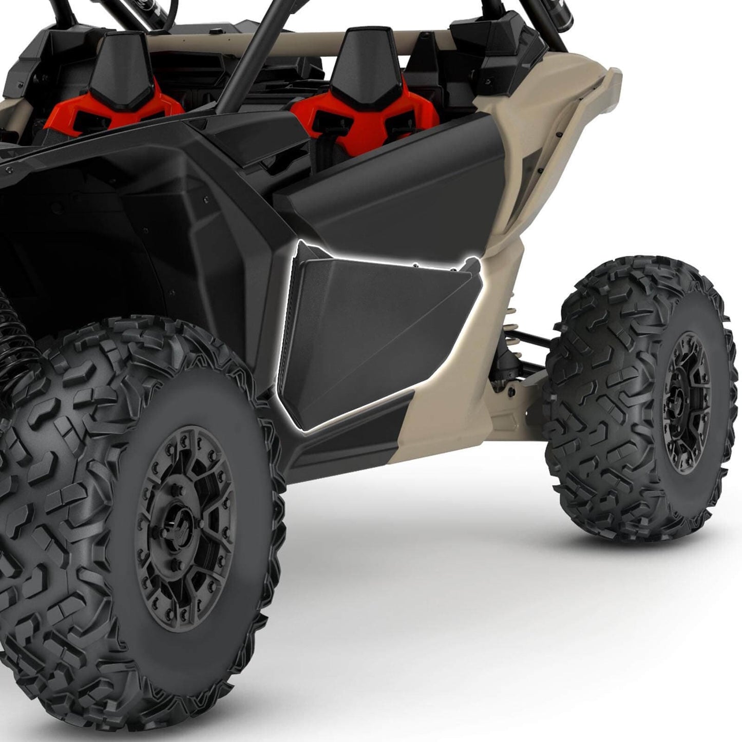 KEMIMOTO Front Door Bags Knee Pad for Can‑Am Maverick X3