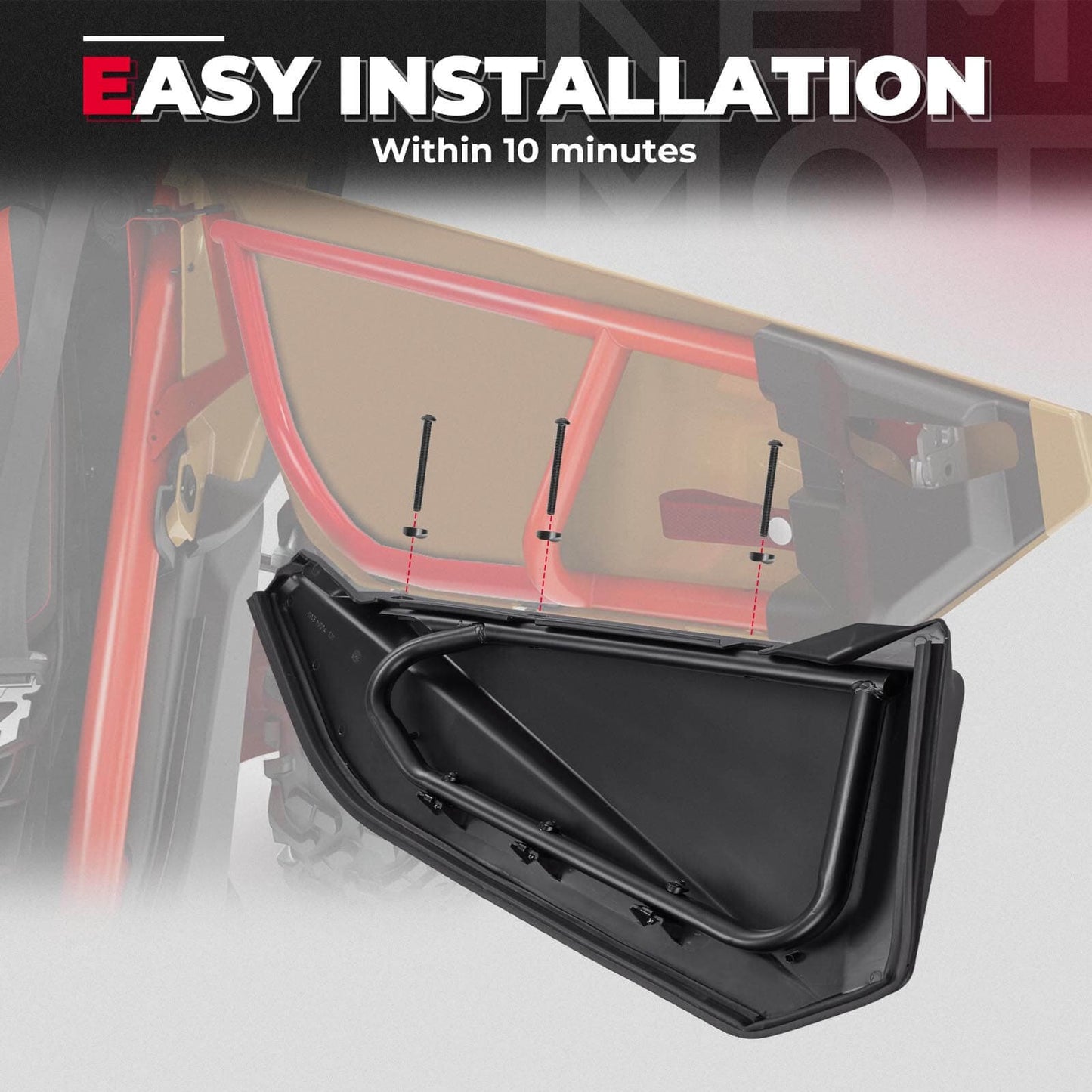 KEMIMOTO Lower Door Inserts and Console Bag for Can‑Am X3